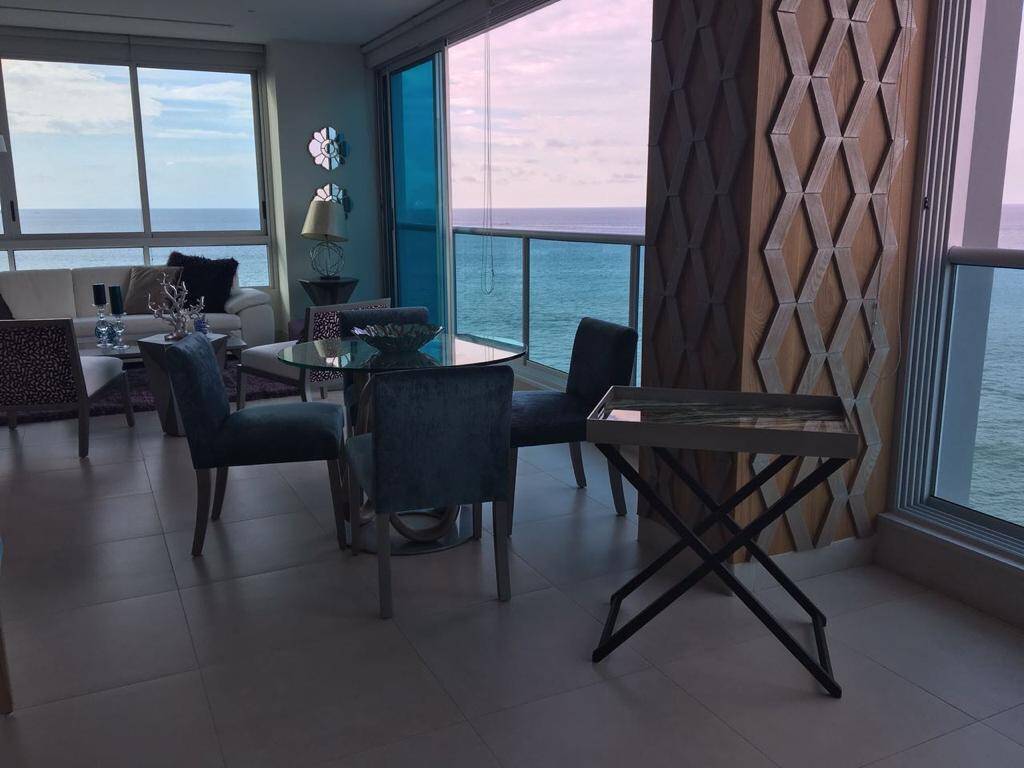 SALINAS DEPARTAMENTO CON VISTA AL MAR 250 MTS 4 DORMITORIOS AMOBLADO DE LUJ